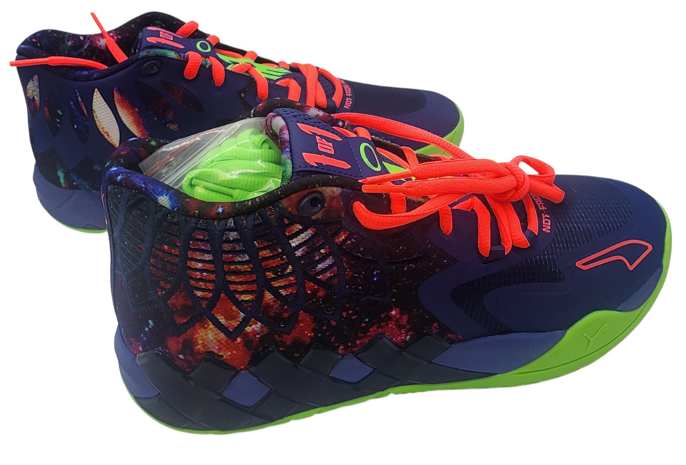 Puma LaMelo Ball MB.01 Galaxy Green Basketball Shoes Men's Size 11 (376677-07)